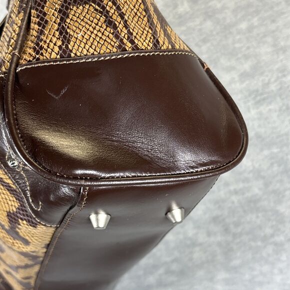 American West‎ Snakeskin Embossed Leather Purse Zip Magnetic Pocket Rare Limited - Picture 7 of 16